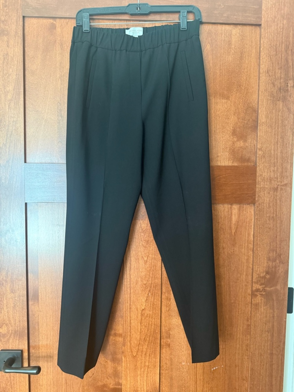 Michael Kors Collection Black Wide-Leg Pants